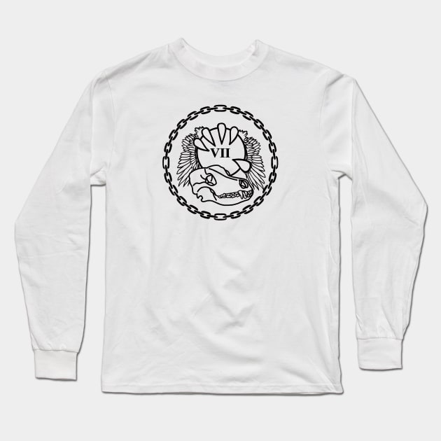 Chain of Dogs Long Sleeve T-Shirt by NakanoBen Designs